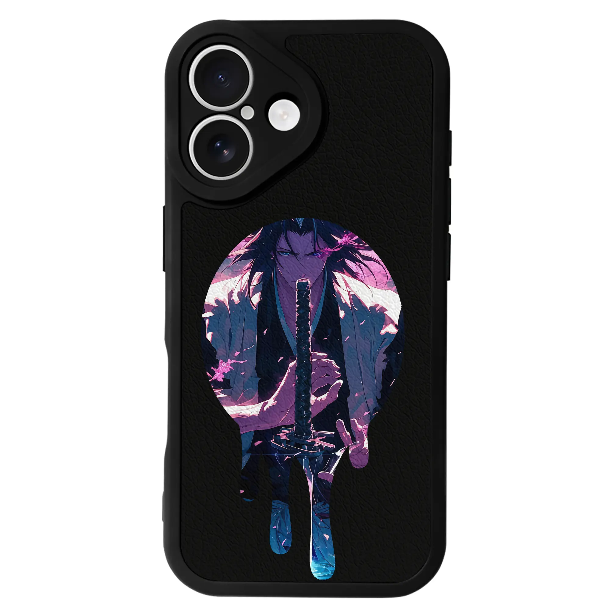 ブリーチ グッズ,朽木 白哉 - IPhone 16シリーズ対応 ・ シリコンスマホケース ・ レザー調 ・ 高精度フィット ・ 耐衝撃 ・ ワイヤレス充電対応 ・ 精密カット